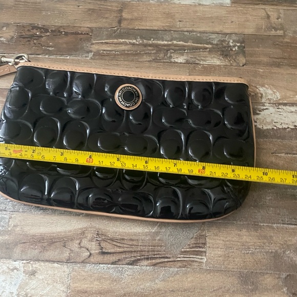 Coach Black and Tan Shoulder Bag / Wristlet - Picture 7 of 8